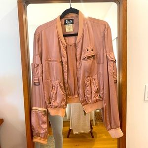 Dolce and Gabbana jacket, light pink satin